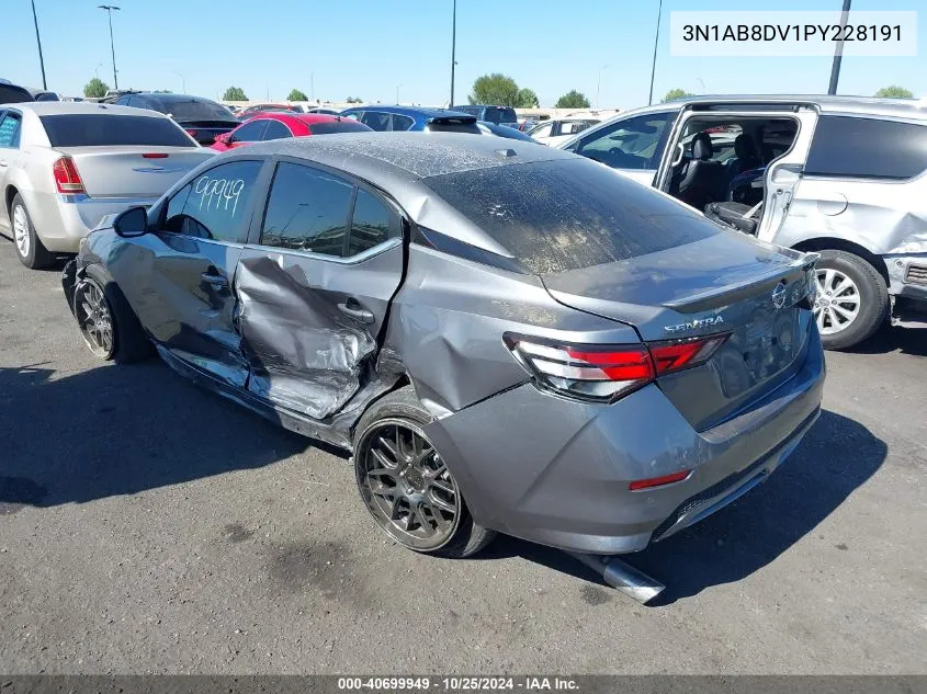 3N1AB8DV1PY228191 2023 Nissan Sentra Sr Xtronic Cvt