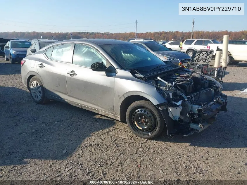 2023 Nissan Sentra S Xtronic Cvt VIN: 3N1AB8BV0PY229710 Lot: 40706160