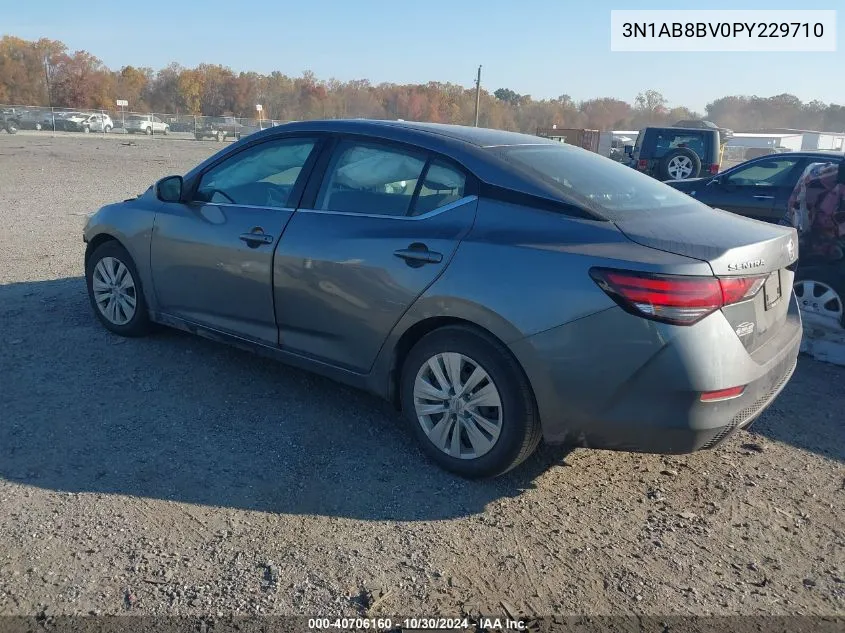 2023 Nissan Sentra S Xtronic Cvt VIN: 3N1AB8BV0PY229710 Lot: 40706160