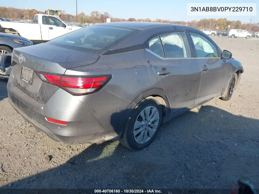 2023 Nissan Sentra S Xtronic Cvt VIN: 3N1AB8BV0PY229710 Lot: 40706160