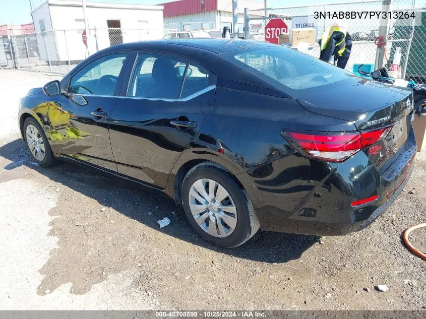 2023 Nissan Sentra S VIN: 3N1AB8BV7PY313264 Lot: 40708599