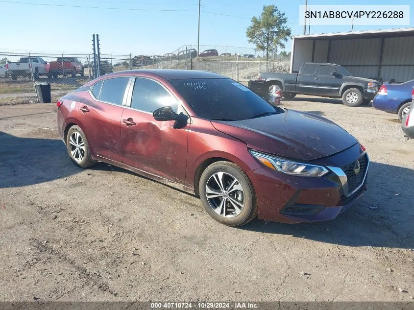 2023 Nissan Sentra Sv Xtronic Cvt VIN: 3N1AB8CV4PY226288 Lot: 40710724