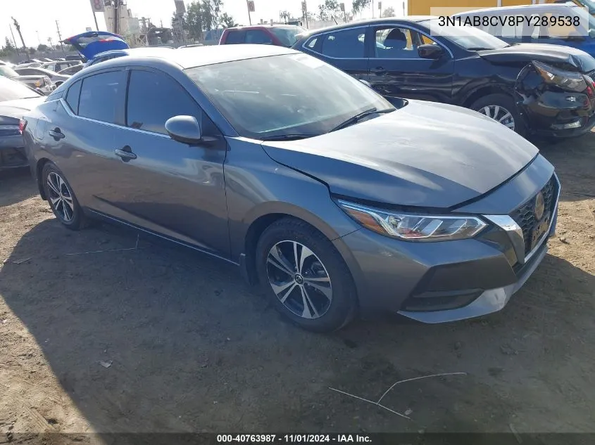 2023 Nissan Sentra Sv Xtronic Cvt VIN: 3N1AB8CV8PY289538 Lot: 40763987