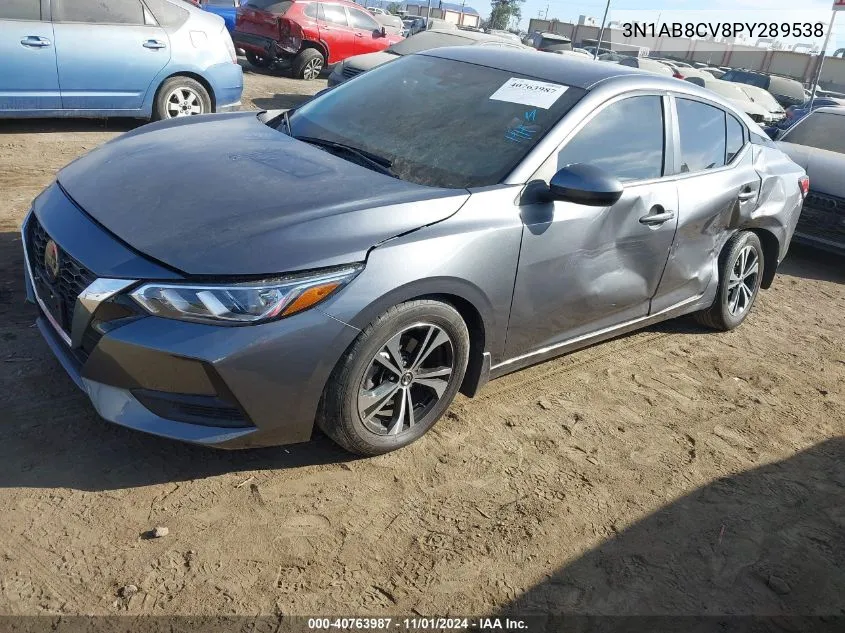 3N1AB8CV8PY289538 2023 Nissan Sentra Sv Xtronic Cvt