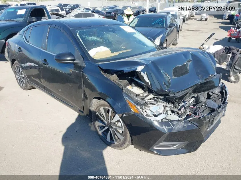 2023 Nissan Sentra Sv Xtronic Cvt VIN: 3N1AB8CV2PY229609 Lot: 40764391