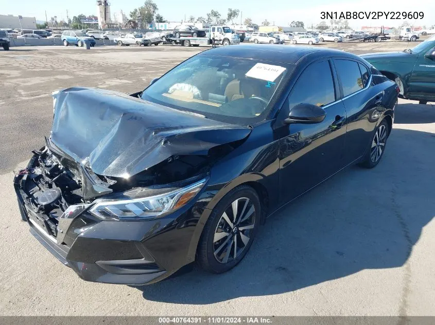 2023 Nissan Sentra Sv Xtronic Cvt VIN: 3N1AB8CV2PY229609 Lot: 40764391