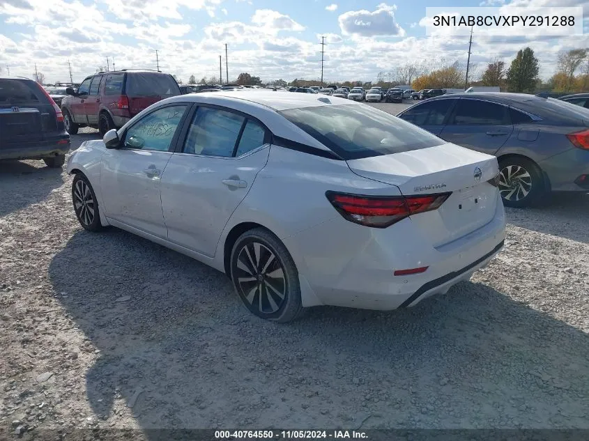 2023 Nissan Sentra Sv Xtronic Cvt VIN: 3N1AB8CVXPY291288 Lot: 40764550