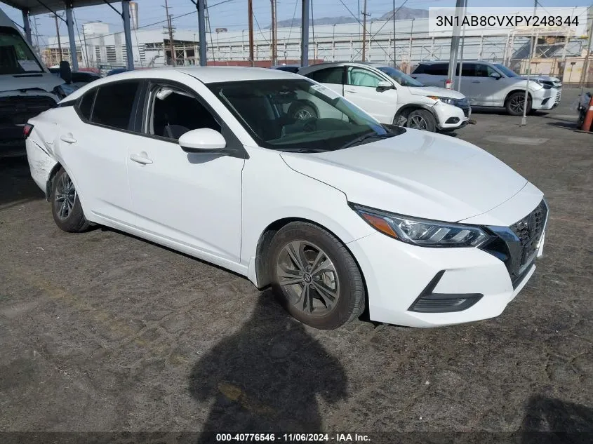 2023 Nissan Sentra Sv Xtronic Cvt VIN: 3N1AB8CVXPY248344 Lot: 40776546