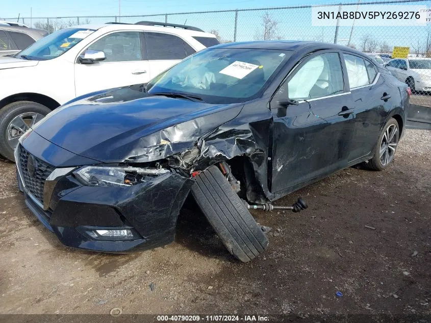 2023 Nissan Sentra Sr Xtronic Cvt VIN: 3N1AB8DV5PY269276 Lot: 40790209