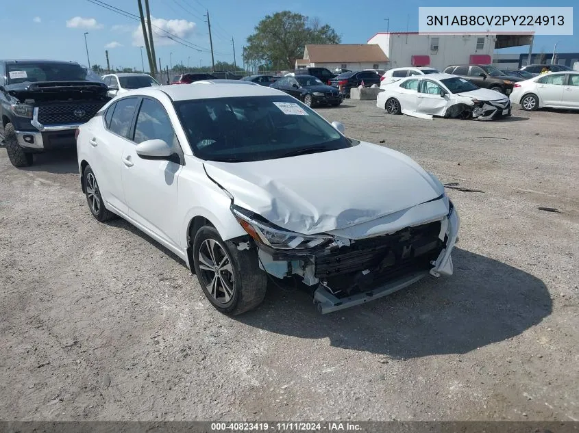 2023 Nissan Sentra Sv Xtronic Cvt VIN: 3N1AB8CV2PY224913 Lot: 40823419