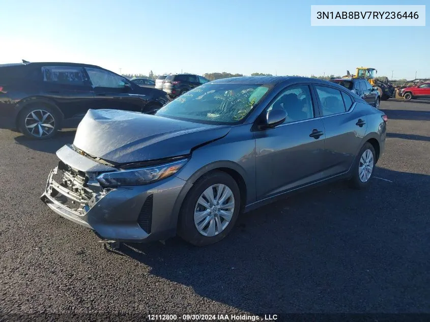 2024 Nissan Sentra VIN: 3N1AB8BV7RY236446 Lot: 12112800