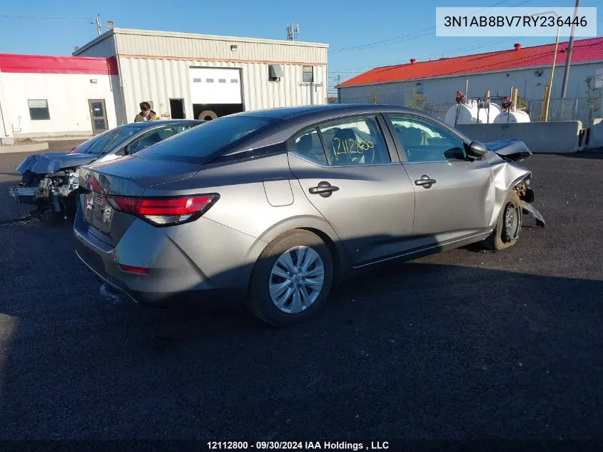 2024 Nissan Sentra VIN: 3N1AB8BV7RY236446 Lot: 12112800