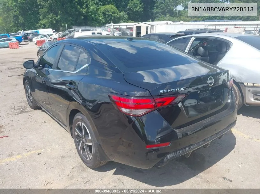 3N1AB8CV6RY220513 2024 Nissan Sentra Sv Xtronic Cvt