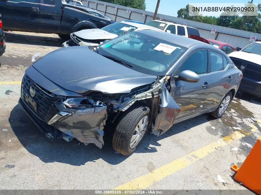 2024 Nissan Sentra S Xtronic Cvt VIN: 3N1AB8BV4RY290903 Lot: 39699325