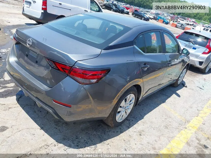 2024 Nissan Sentra S Xtronic Cvt VIN: 3N1AB8BV4RY290903 Lot: 39699325