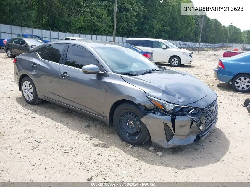 2024 Nissan Sentra S Xtronic Cvt VIN: 3N1AB8BV8RY213628 Lot: 39700967