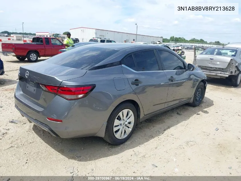 2024 Nissan Sentra S Xtronic Cvt VIN: 3N1AB8BV8RY213628 Lot: 39700967