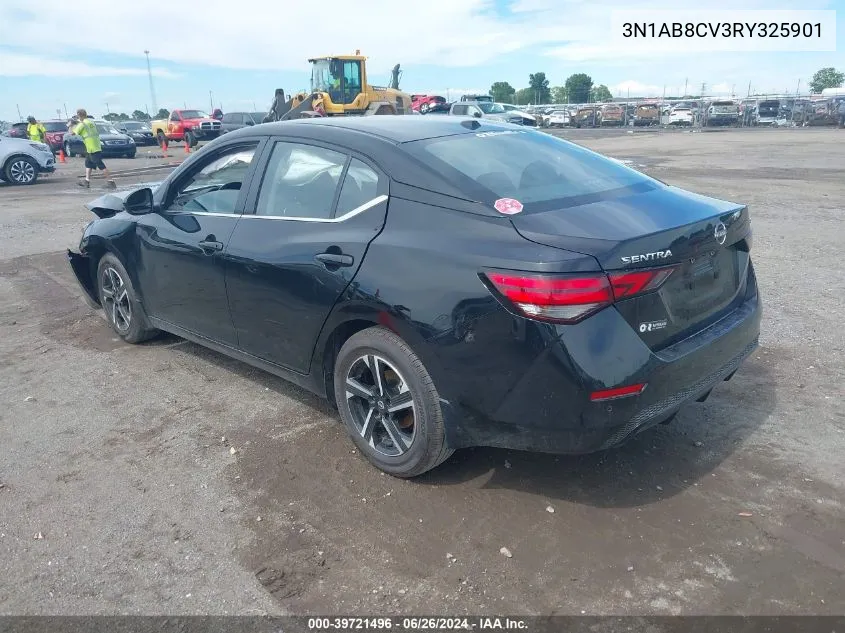 2024 Nissan Sentra Sv Xtronic Cvt VIN: 3N1AB8CV3RY325901 Lot: 39721496