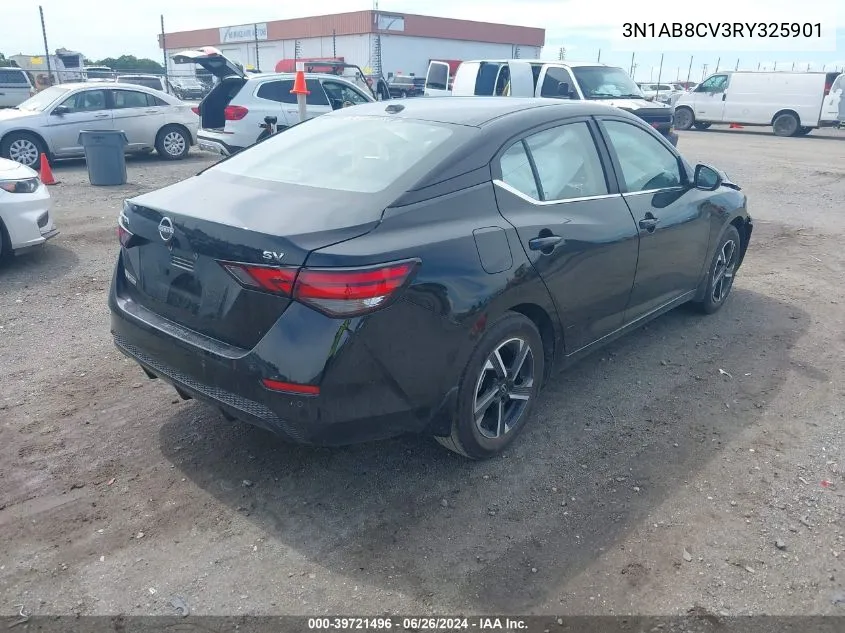 2024 Nissan Sentra Sv Xtronic Cvt VIN: 3N1AB8CV3RY325901 Lot: 39721496