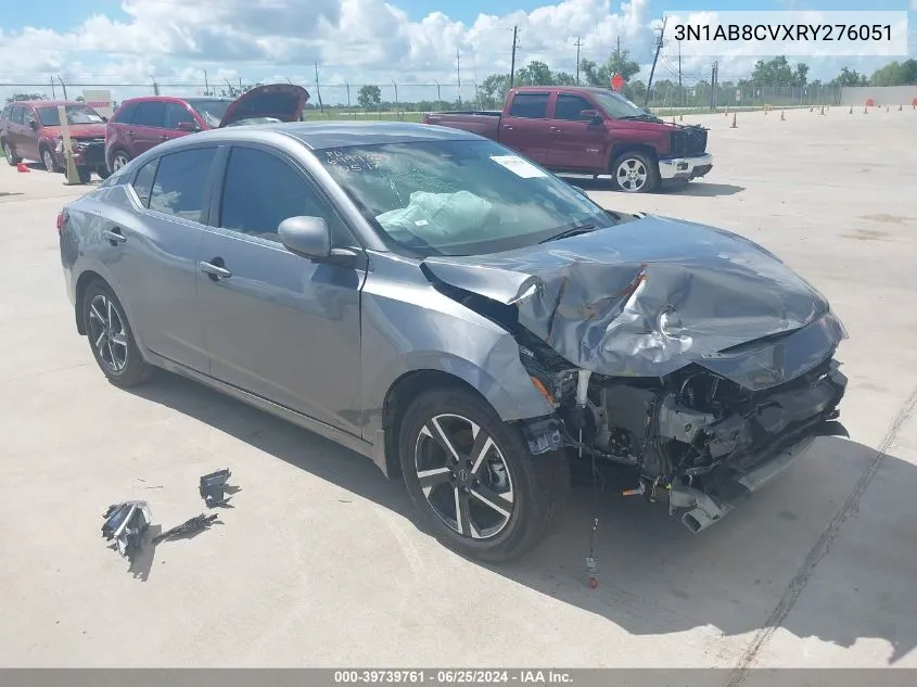 2024 Nissan Sentra Sv Xtronic Cvt VIN: 3N1AB8CVXRY276051 Lot: 39739761