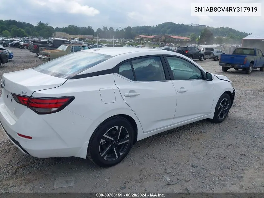 3N1AB8CV4RY317919 2024 Nissan Sentra Sv Xtronic Cvt