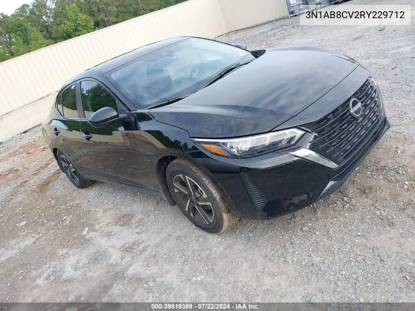 2024 Nissan Sentra Sv Xtronic Cvt VIN: 3N1AB8CV2RY229712 Lot: 39919389