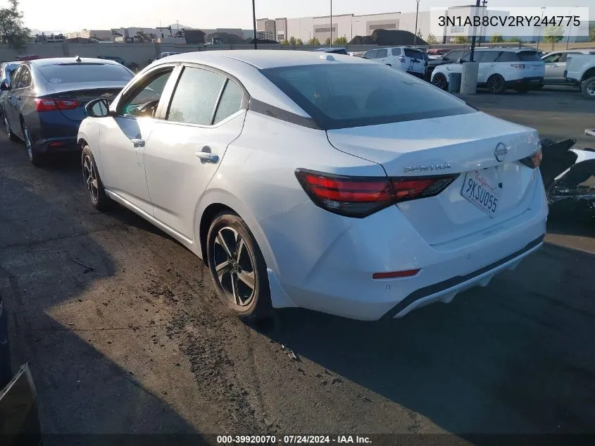 3N1AB8CV2RY244775 2024 Nissan Sentra Sv Xtronic Cvt