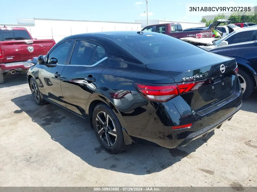 2024 Nissan Sentra Sv Xtronic Cvt VIN: 3N1AB8CV9RY207285 Lot: 39953850