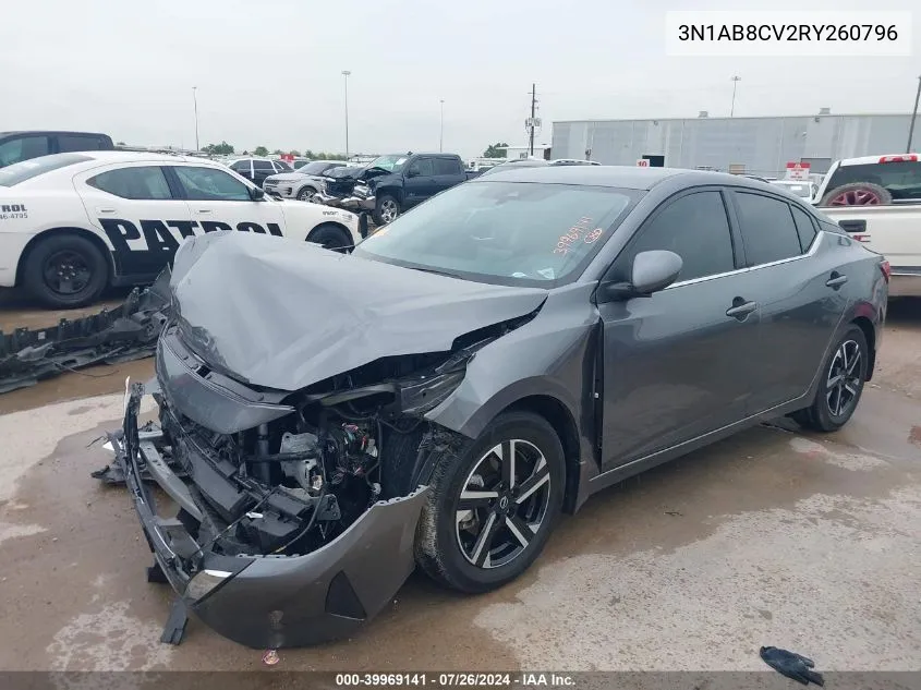 3N1AB8CV2RY260796 2024 Nissan Sentra Sv Xtronic Cvt