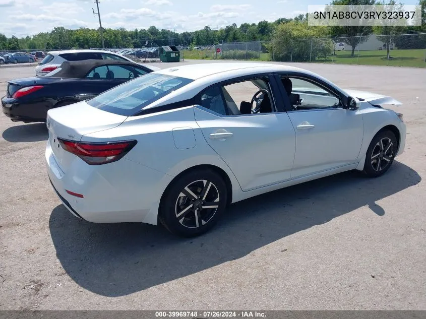 2024 Nissan Sentra Sv Xtronic Cvt VIN: 3N1AB8CV3RY323937 Lot: 39969748