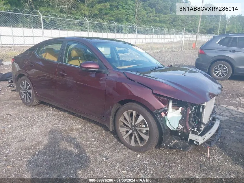 2024 Nissan Sentra Sv Xtronic Cvt VIN: 3N1AB8CVXRY286014 Lot: 39976286