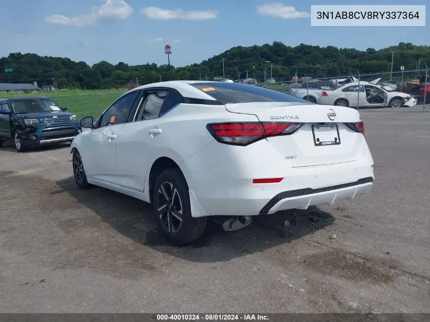 3N1AB8CV8RY337364 2024 Nissan Sentra Sv Xtronic Cvt