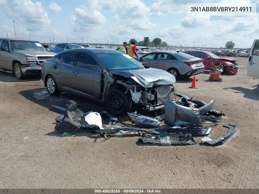 3N1AB8BV8RY214911 2024 Nissan Sentra S Xtronic Cvt