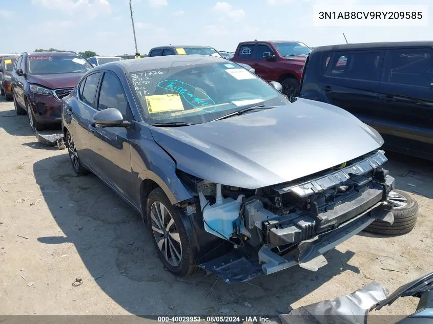 2024 Nissan Sentra Sv Xtronic Cvt VIN: 3N1AB8CV9RY209585 Lot: 40029953