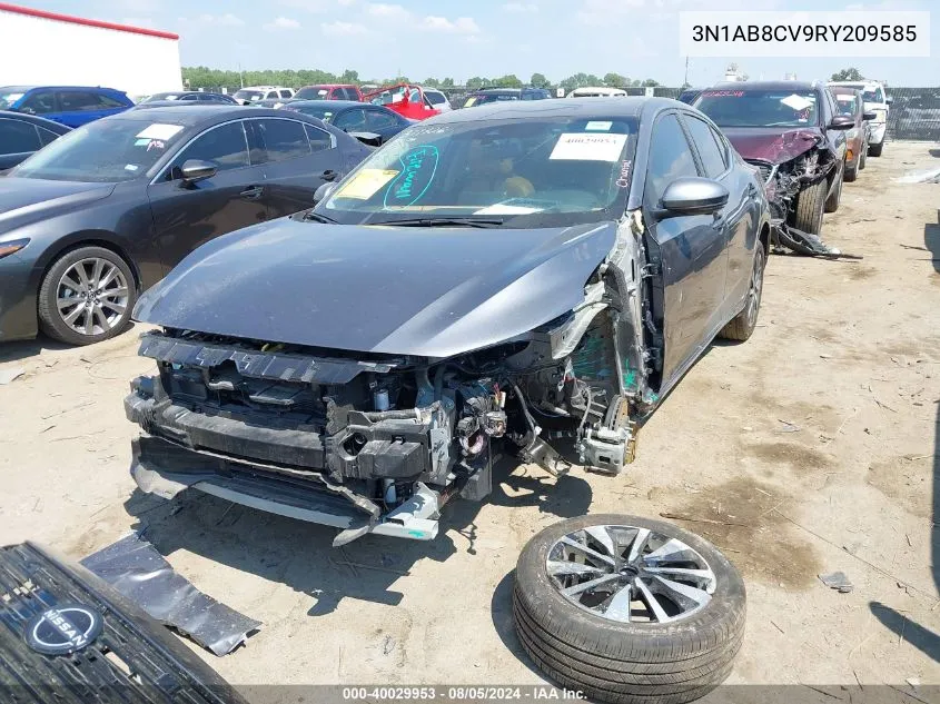 3N1AB8CV9RY209585 2024 Nissan Sentra Sv Xtronic Cvt