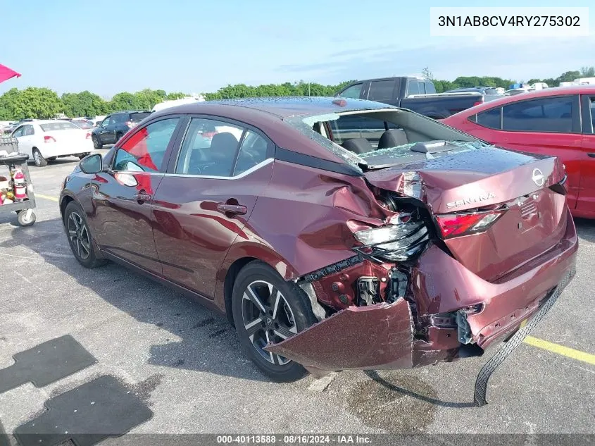 3N1AB8CV4RY275302 2024 Nissan Sentra Sv