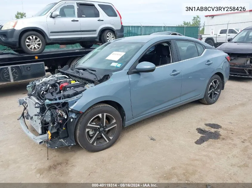 2024 Nissan Sentra Sv Xtronic Cvt VIN: 3N1AB8CV3RY258426 Lot: 40119314