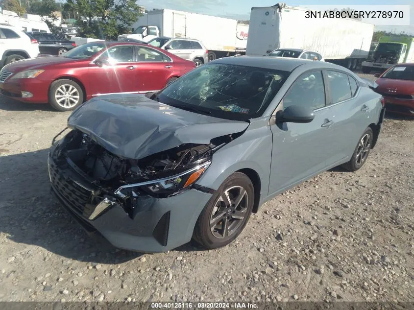 2024 Nissan Sentra Sv VIN: 3N1AB8CV5RY278970 Lot: 40125116