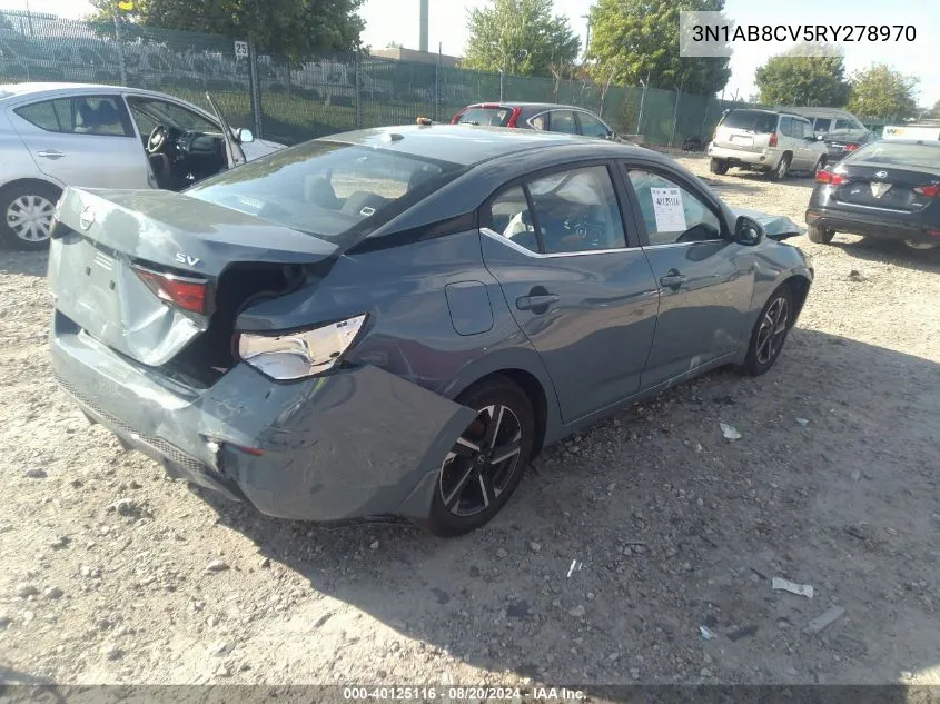 3N1AB8CV5RY278970 2024 Nissan Sentra Sv