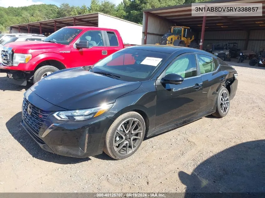 2024 Nissan Sentra Sr Xtronic Cvt VIN: 3N1AB8DV5RY338857 Lot: 40125707