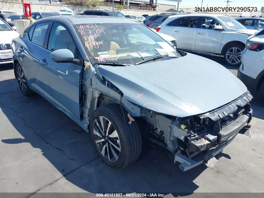 2024 Nissan Sentra Sv Xtronic Cvt VIN: 3N1AB8CV0RY290573 Lot: 40151957