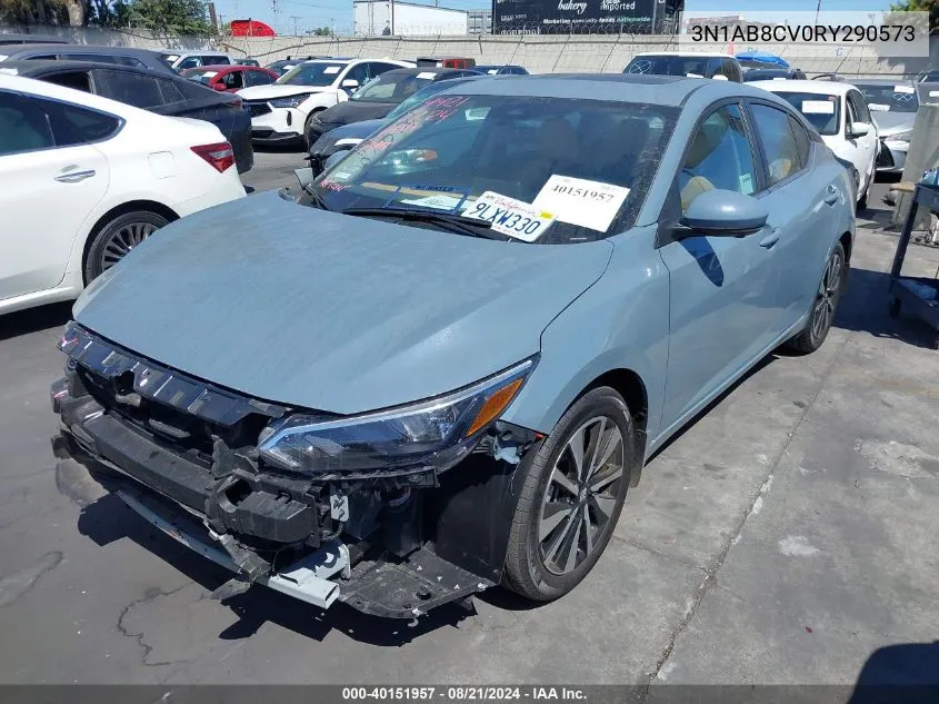 2024 Nissan Sentra Sv Xtronic Cvt VIN: 3N1AB8CV0RY290573 Lot: 40151957