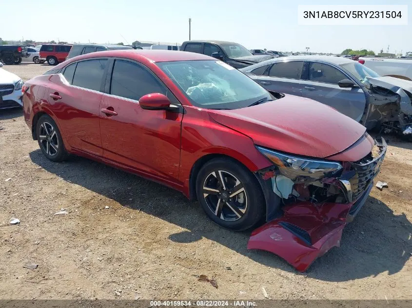 3N1AB8CV5RY231504 2024 Nissan Sentra Sv Xtronic Cvt