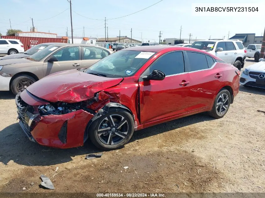 3N1AB8CV5RY231504 2024 Nissan Sentra Sv Xtronic Cvt