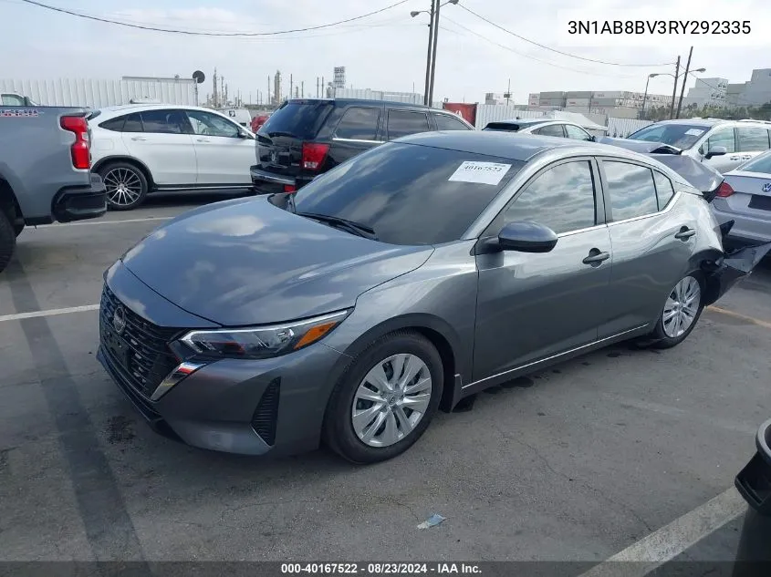 2024 Nissan Sentra S VIN: 3N1AB8BV3RY292335 Lot: 40167522