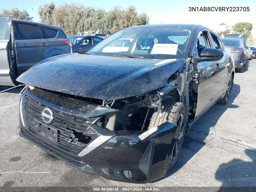 2024 Nissan Sentra Sv Xtronic Cvt VIN: 3N1AB8CV8RY223705 Lot: 40169748