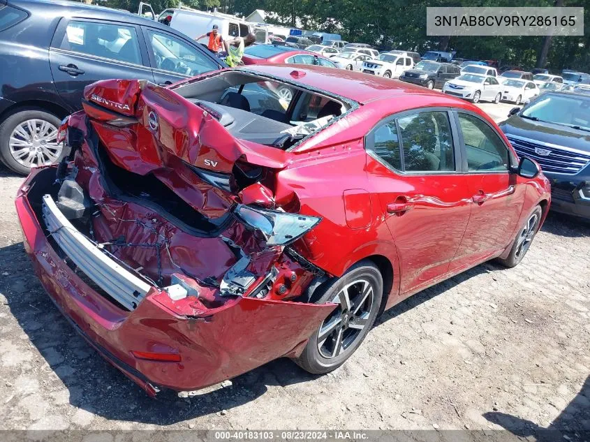 3N1AB8CV9RY286165 2024 Nissan Sentra Sv Xtronic Cvt