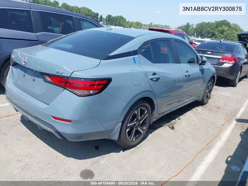 2024 Nissan Sentra Sv Xtronic Cvt VIN: 3N1AB8CV2RY300875 Lot: 40184499