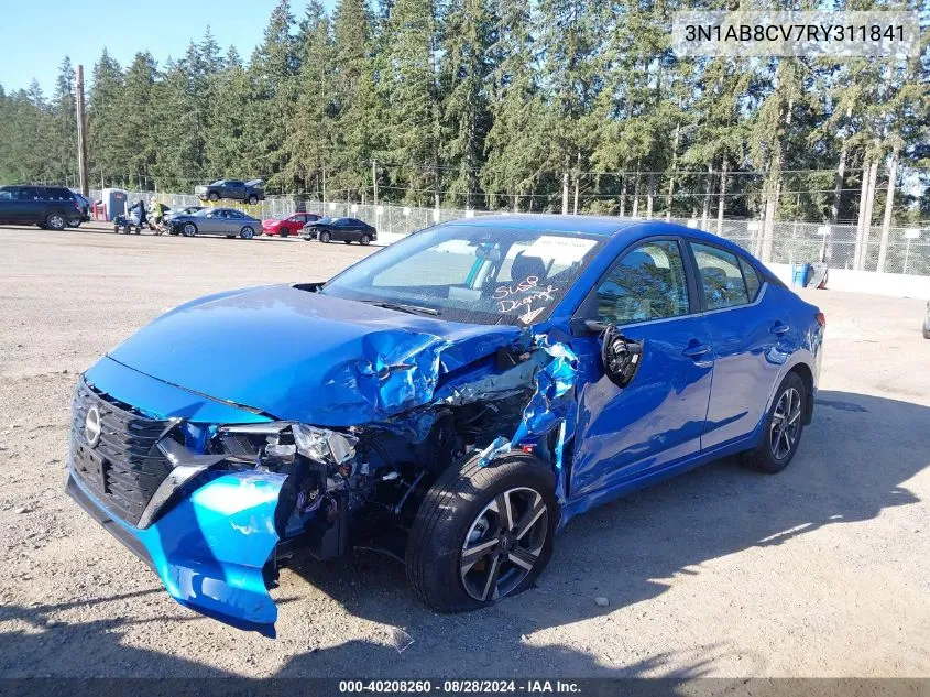 3N1AB8CV7RY311841 2024 Nissan Sentra Sv Xtronic Cvt