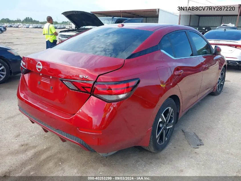 3N1AB8CV7RY287220 2024 Nissan Sentra Sv Xtronic Cvt